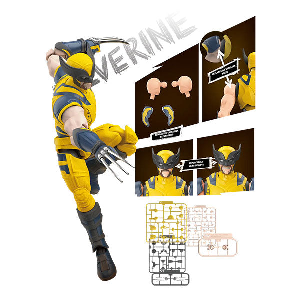 Marvel Blokees: 5.3-inch Champion Class Model Kit- CC05 Infinity SAGA Wolverine