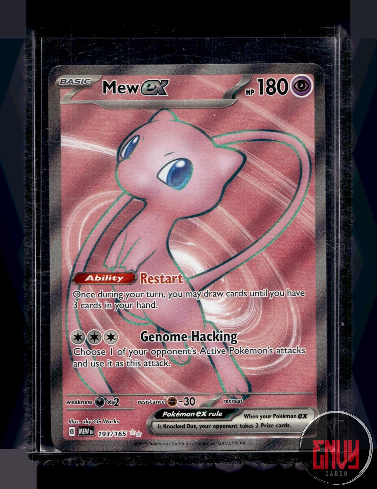 Mew ex Near Mint 193/165 Ultra Rare 151 Pokemon