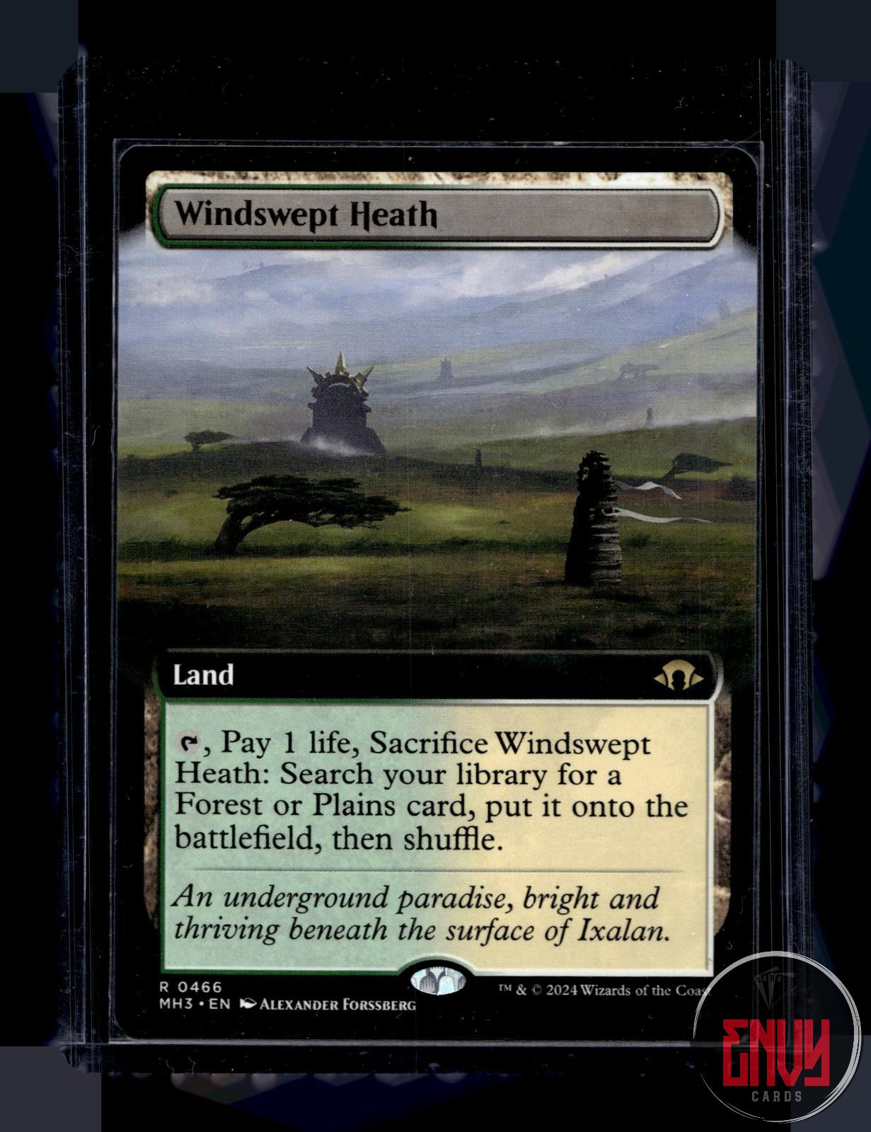 Windswept Heath (Extended Art) NM 466 Modern Horizons 3 Magic: The Gathering