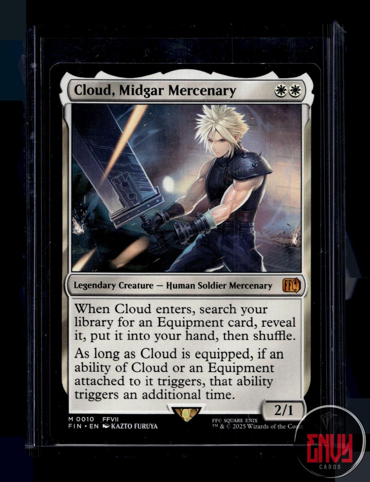 Cloud, Midgar Mercenary LP 10 Mythic FINAL FANTASY Magic: The Gathering