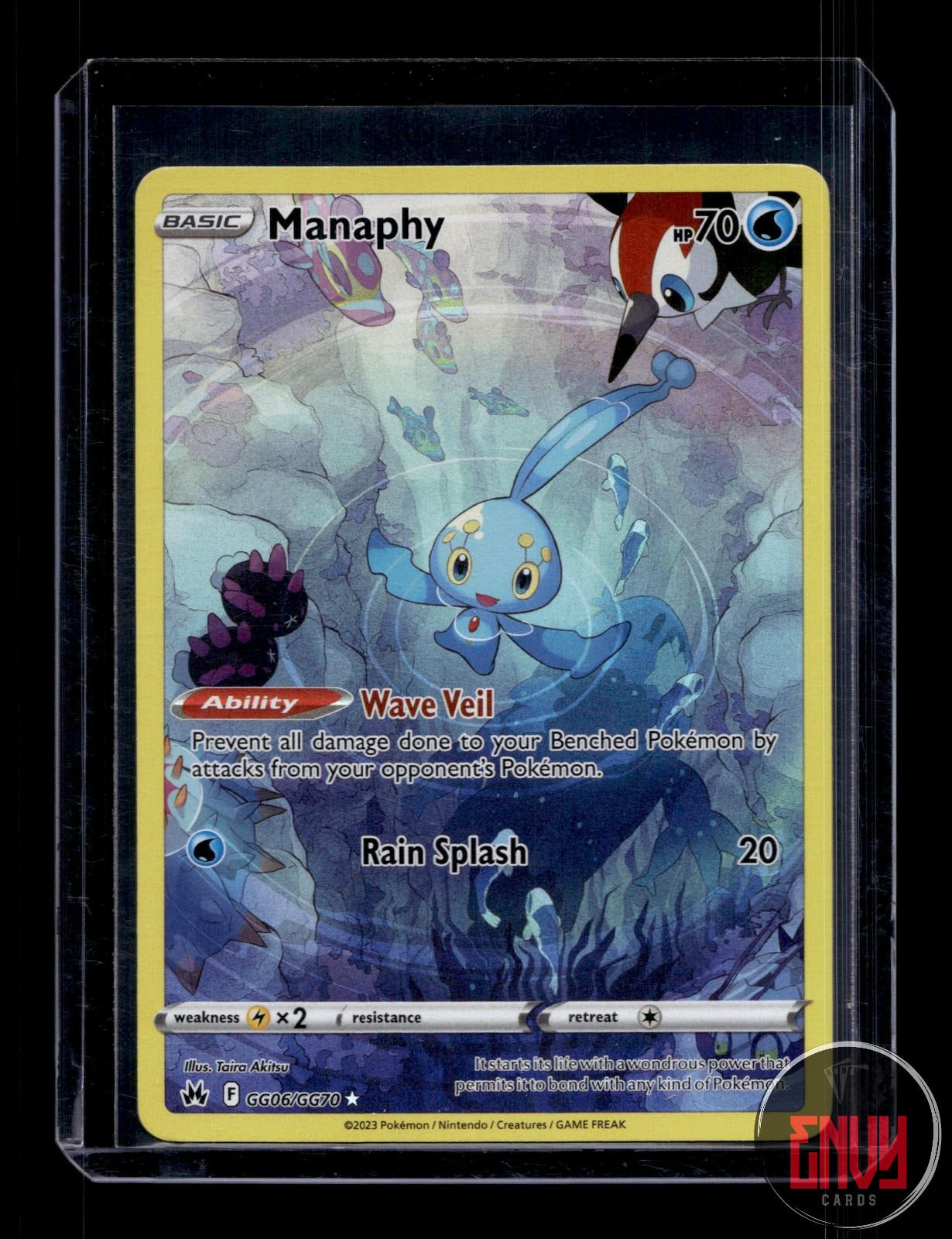 Manaphy NM GG06/GG70 Trainer Gallery Rare Crown Zenith Galarian Gallery Pokemon
