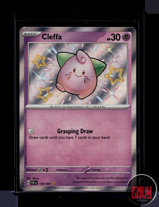 Cleffa Near Mint 150/091 Shiny Rare Paldean Fates Pokemon