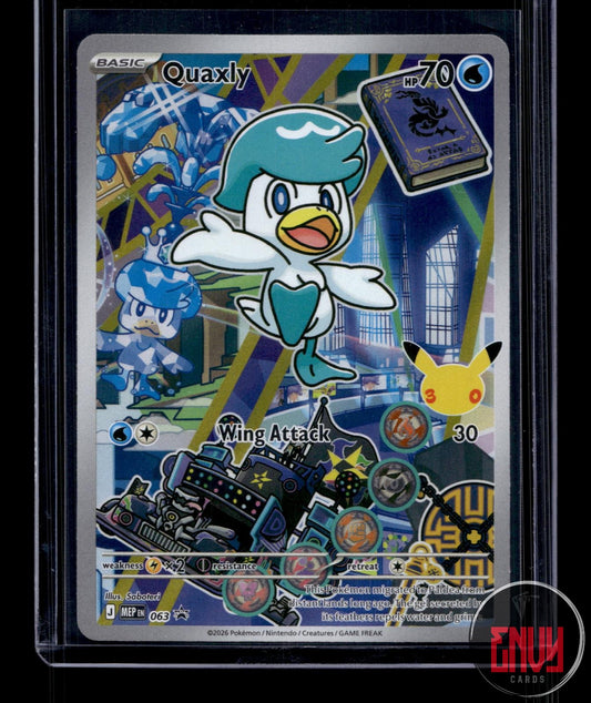 Quaxly NM 063 P First Partner Collection 2026 Pokemon Holo