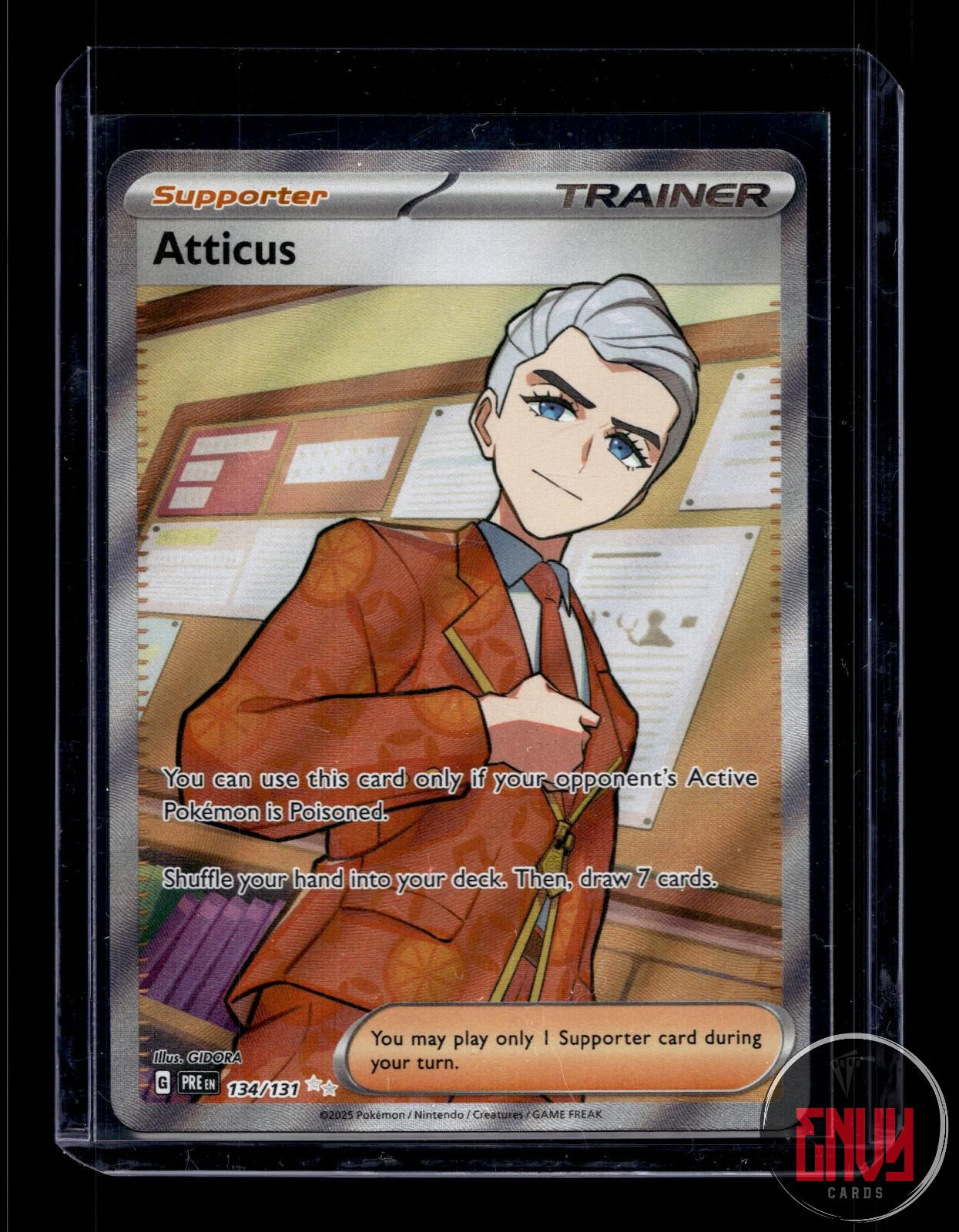 Atticus Near Mint 134/131 Ultra Rare Prismatic Evolutions Pokemon