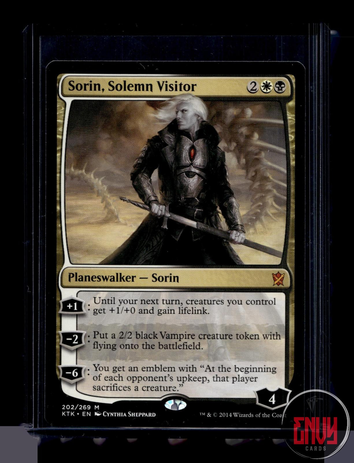 Sorin, Solemn Visitor LP 202 Mythic Khans of Tarkir Magic: The Gathering