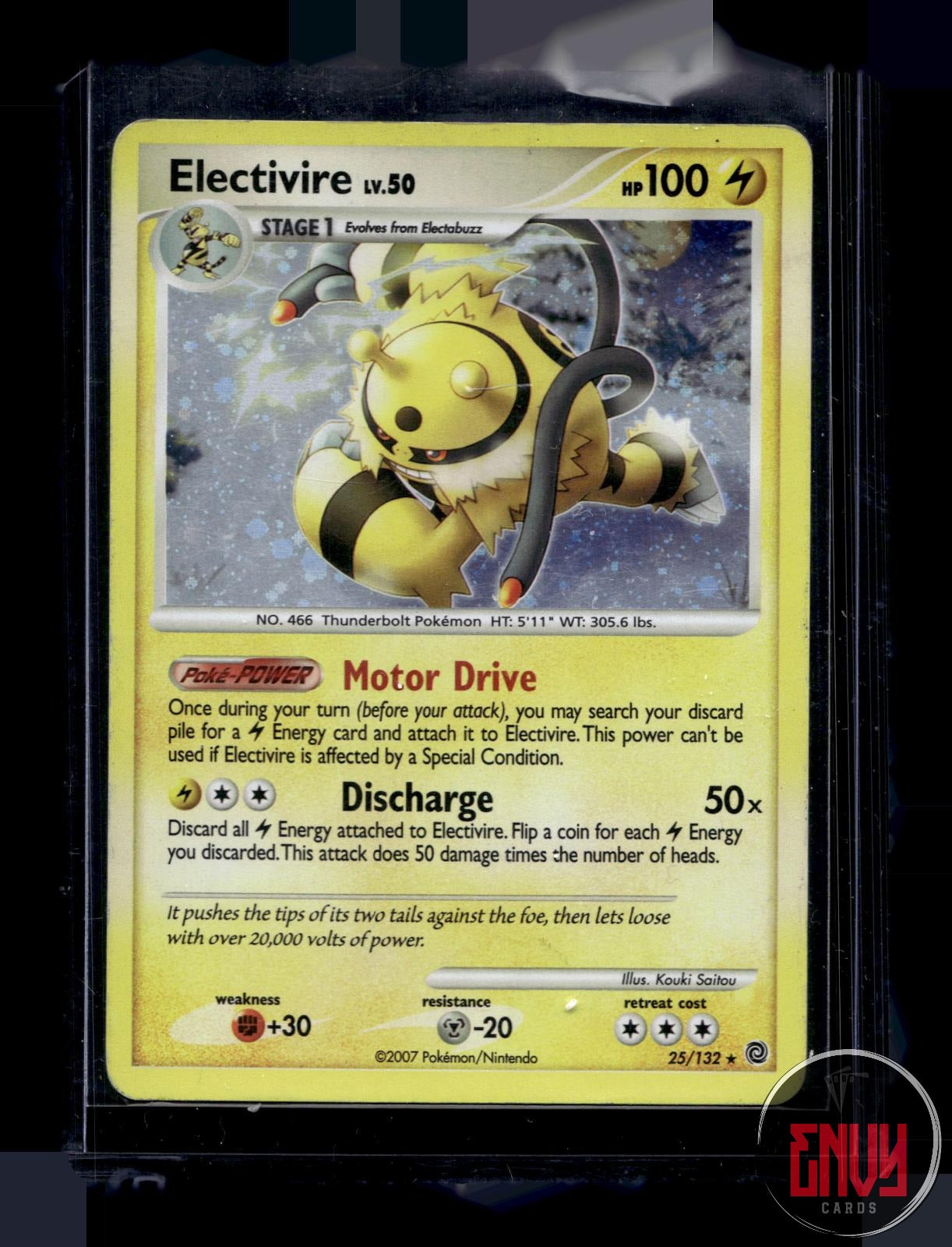 Electivire (DP Secret Wonders) MP 25/132 Holo Rare Deck Exclusives Pokemon