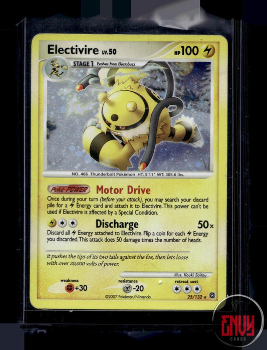 Electivire (DP Secret Wonders) MP 25/132 Holo Rare Deck Exclusives Pokemon
