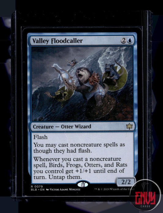 Valley Floodcaller Near Mint 79 Rare Bloomburrow Magic: The Gathering