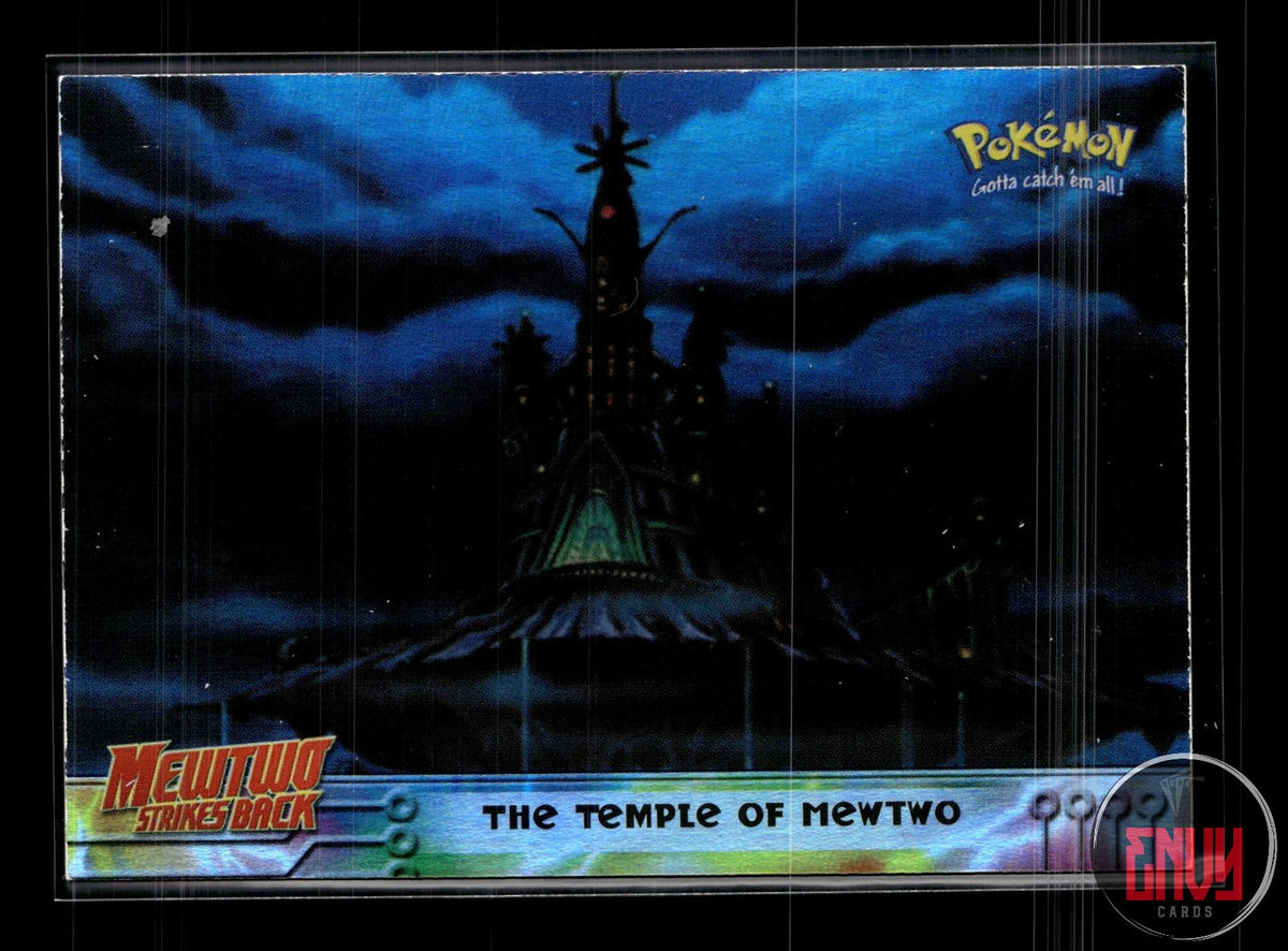 The Temple Of Mewtwo LP #18 Topps The First Movie Trading Cards Pokemon FOIL
