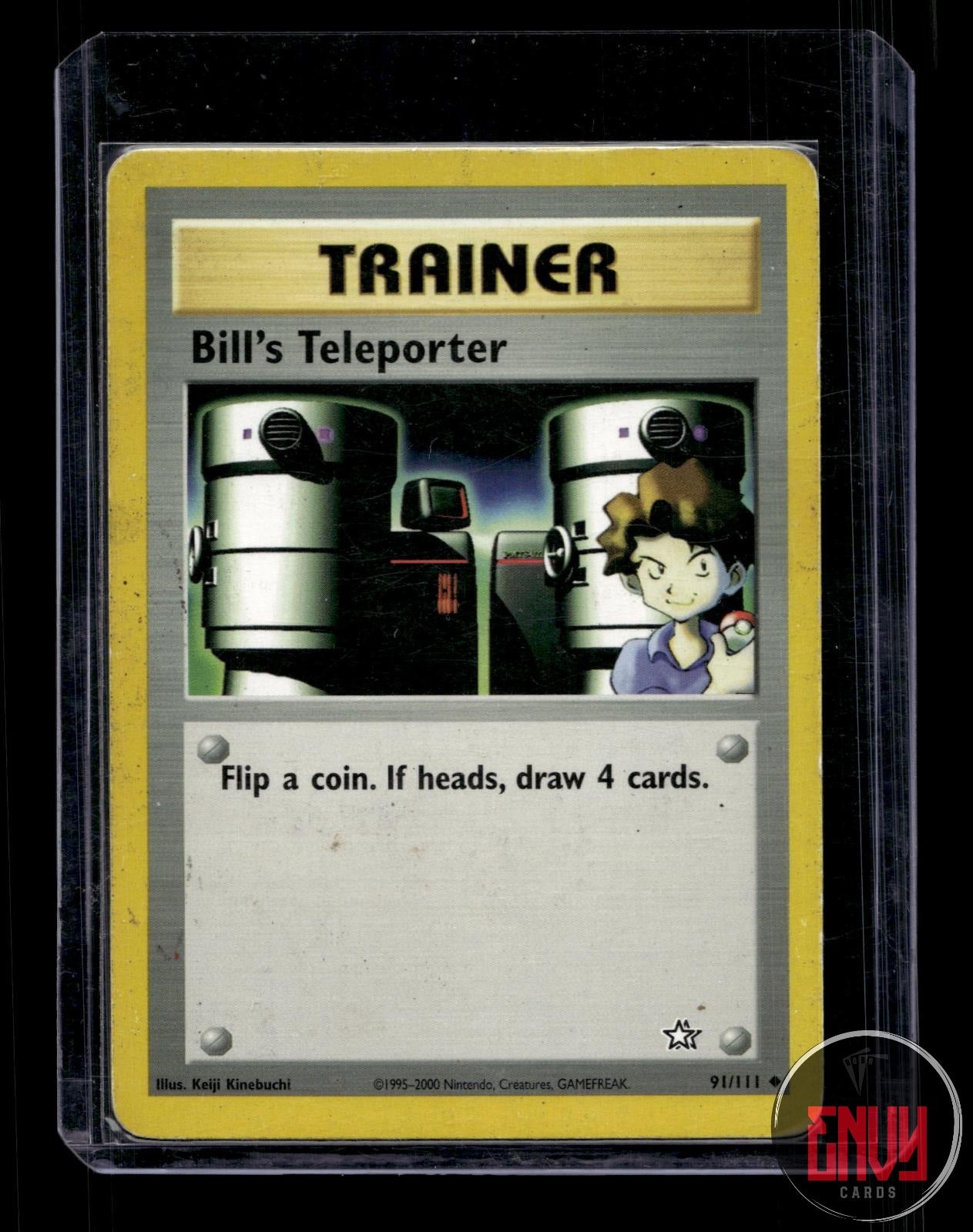 Bill's Teleporter MP 91/111 Uncommon Neo Genesis Pokemon Unlimited