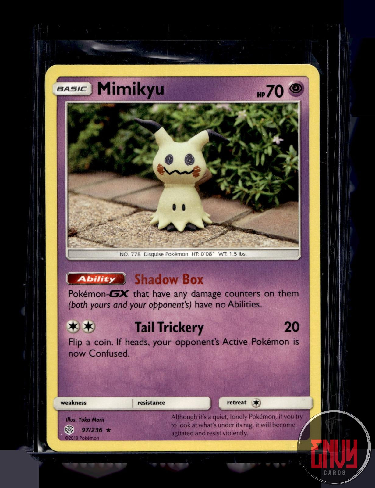 Mimikyu Near Mint 97/236 Rare Cosmic Eclipse Pokemon