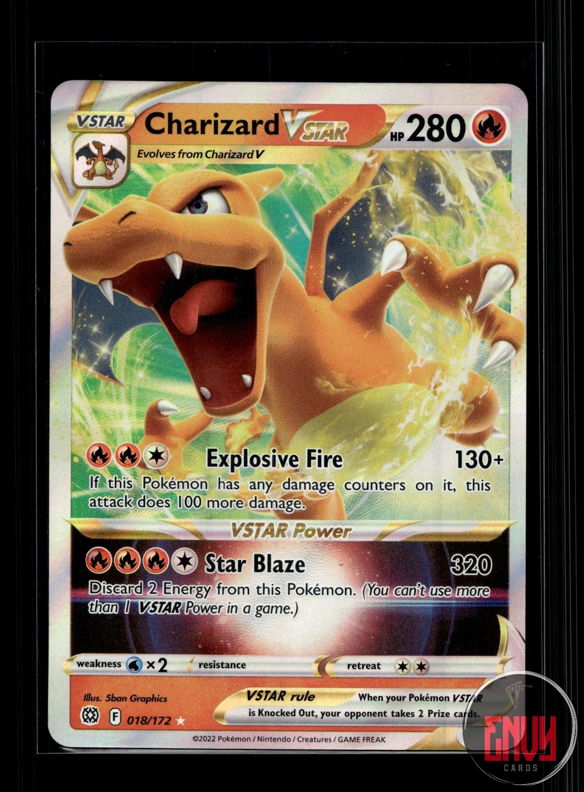 Charizard VSTAR LP 018/172 UR Brilliant Stars Pokemon Holo