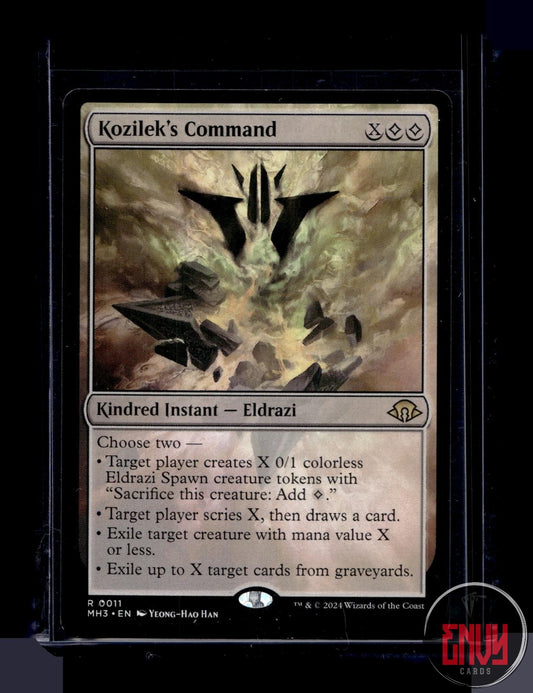 Kozilek's Command Lightly Played 11 Rare Modern Horizons 3