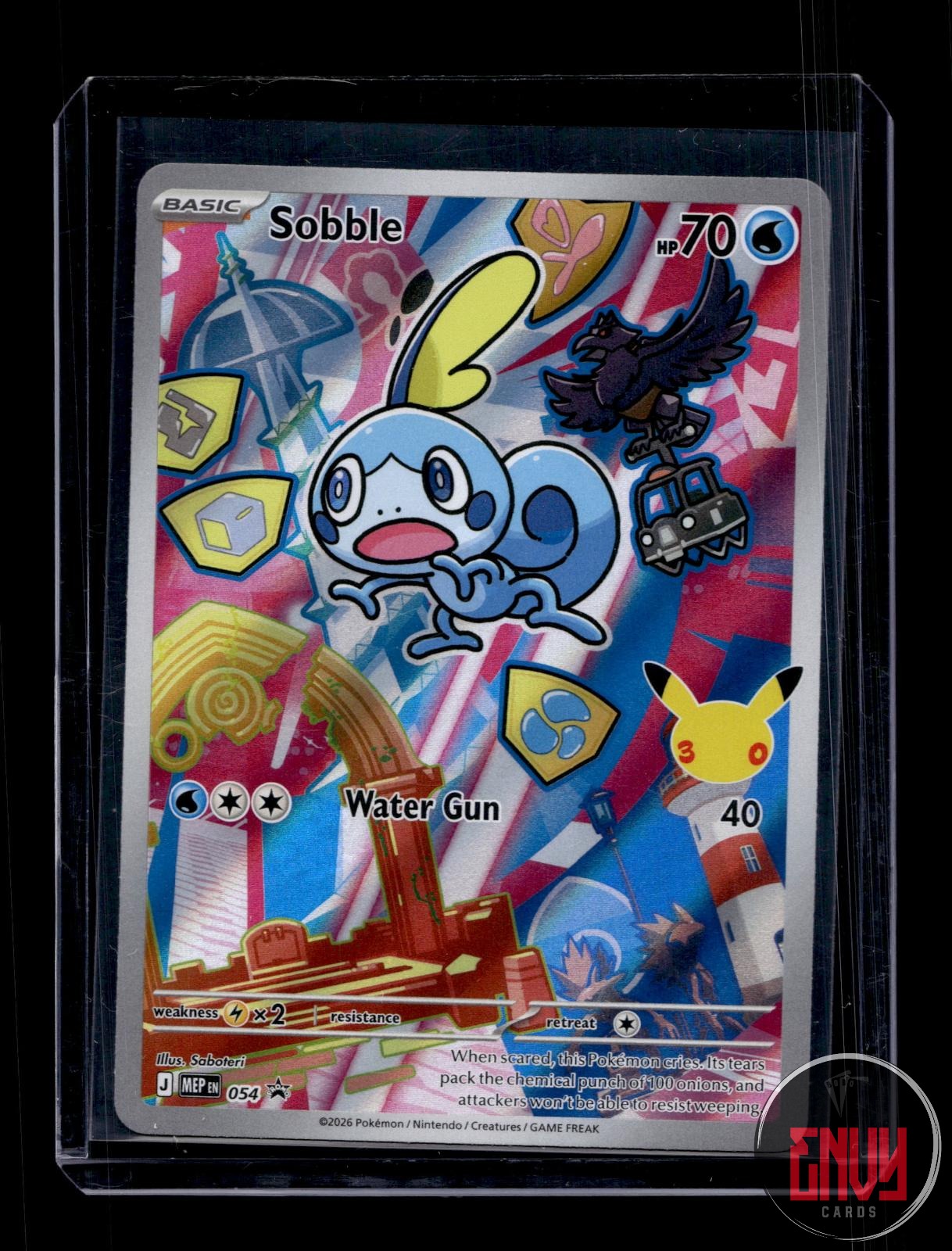 Sobble Near Mint 054 Promo ME: Mega Evolution Promo Pokemon Holo