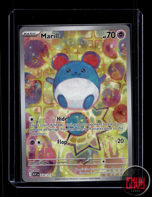 Marill Near Mint 232/217 Illustration Rare Ascended Heroes Pokemon