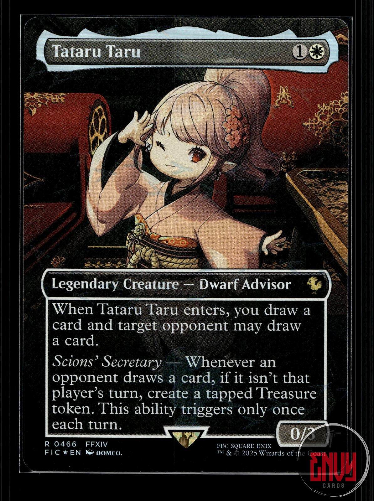 Tataru Taru (Borderless) (Chocobo Track Foil) NM 466 Commander: FINAL FANTASY