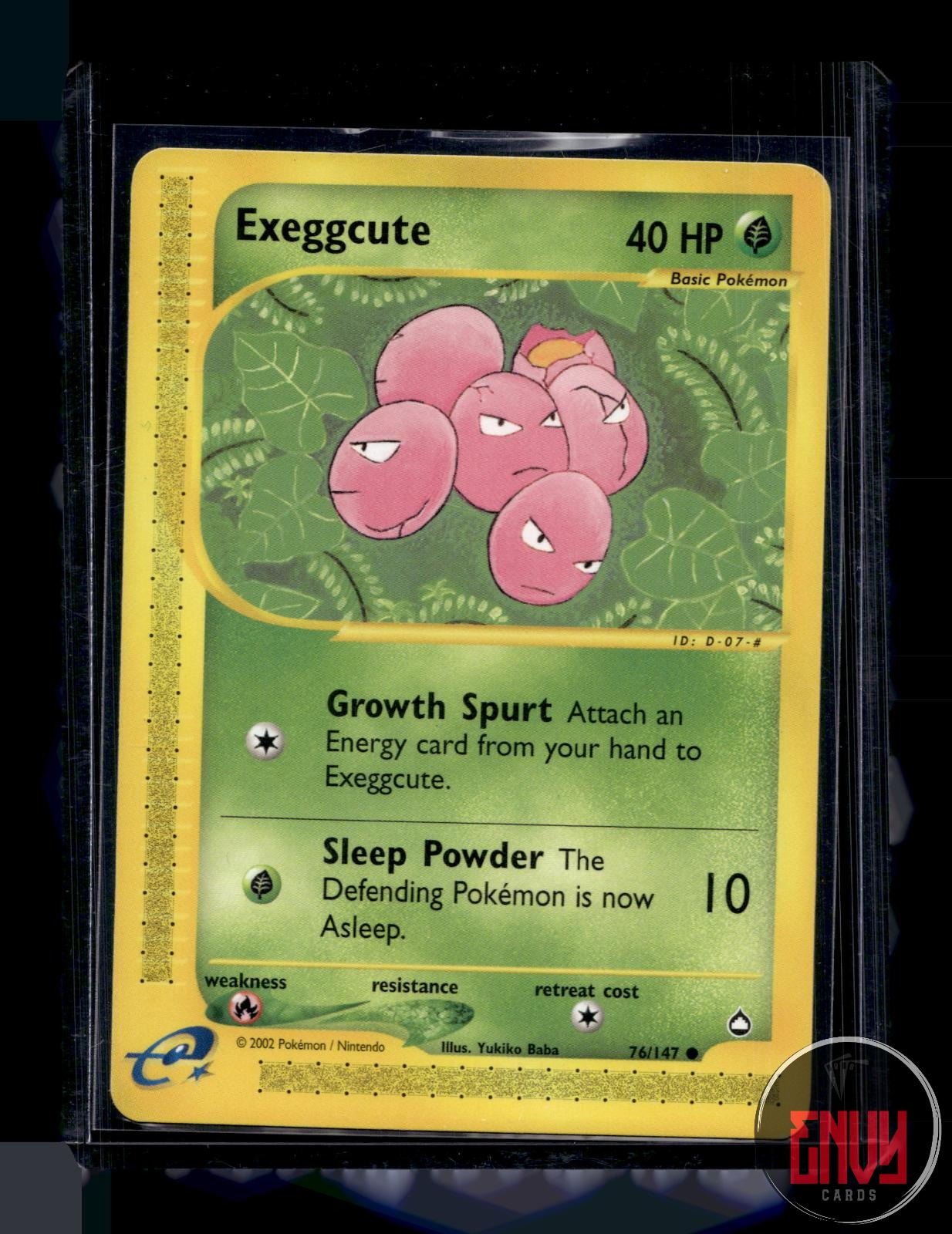 Exeggcute Lightly Played 76/147 Common Aquapolis Pokemon