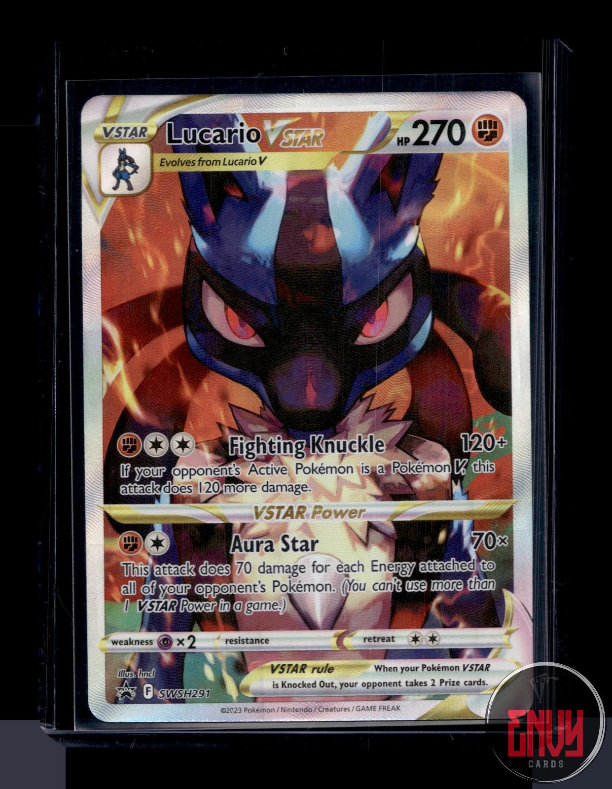 Lucario VSTAR Lightly Played SWSH291 Promo Sword & Shield Promo Pokemon