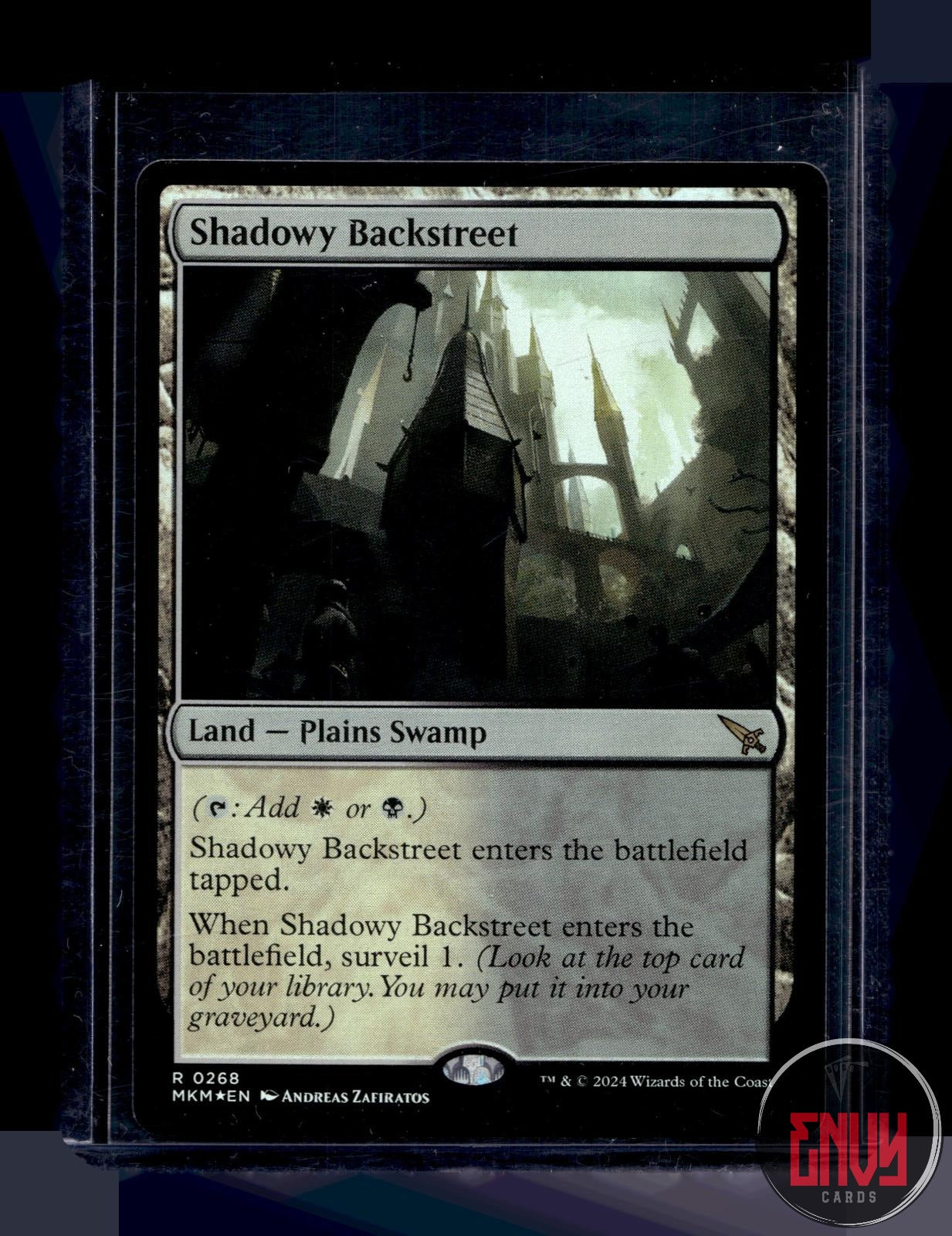 Shadowy Backstreet NM 268 Rare Murders at Karlov Manor Magic: The Gathering Foil