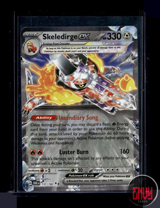 Skeledirge ex Near Mint 137/182 Double Rare Paradox Rift Pokemon