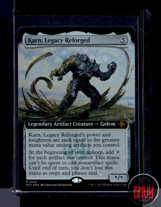Karn, Legacy Reforged (Extended Art) LP 184 MOM The Aftermath Foil