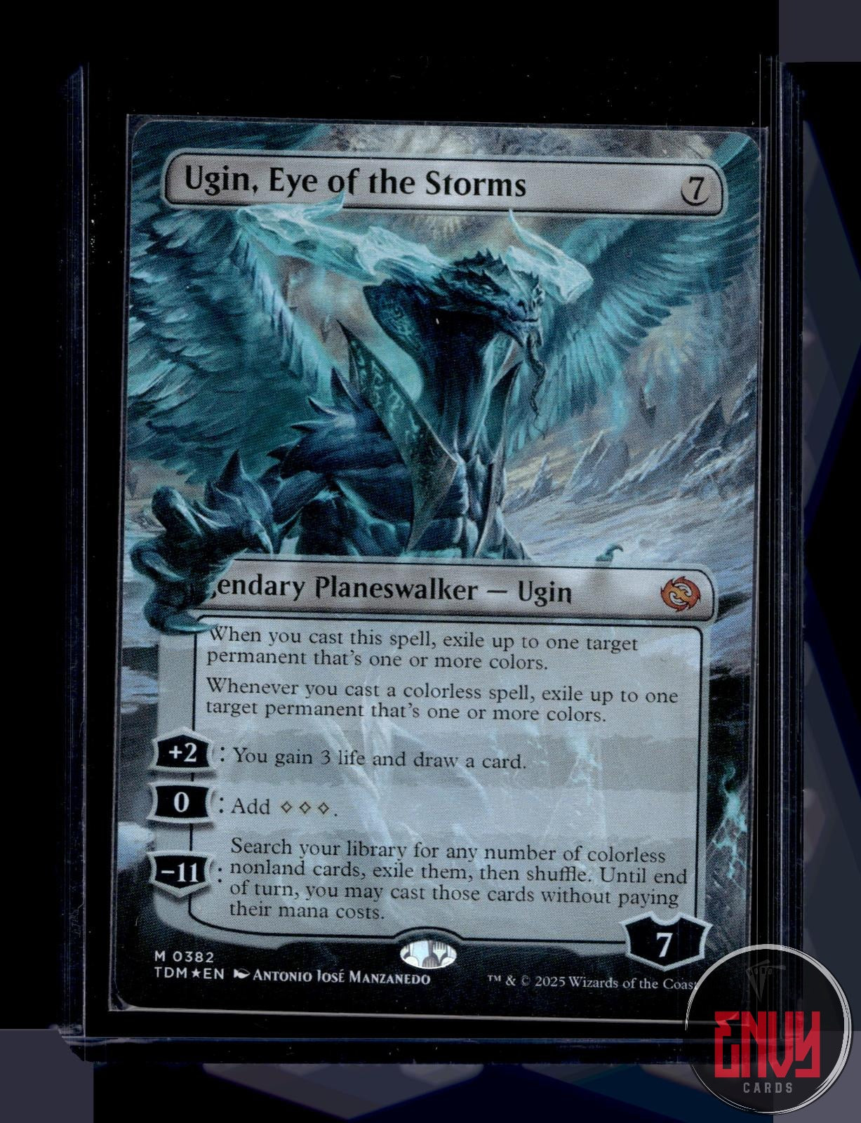 Ugin, Eye of the Storms (Borderless) NM 382 TDM Magic: The Gathering Foil