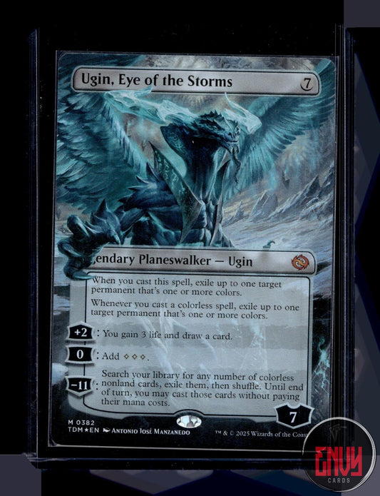 Ugin, Eye of the Storms (Borderless) NM 382 TDM Magic: The Gathering Foil