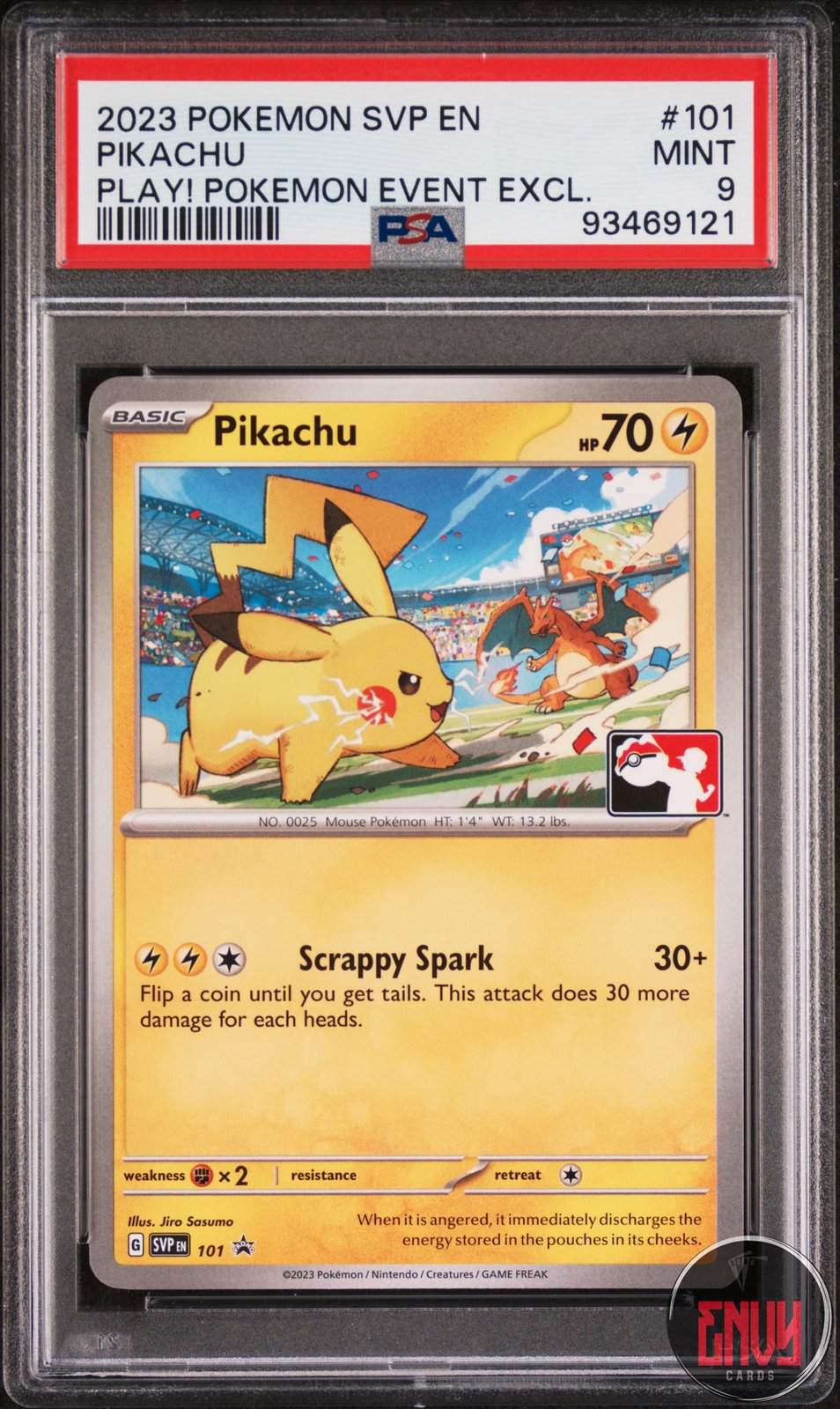 Pikachu 101 Play! Pokemon Event Exclusive Sv Black Star Promo Pokemon PSA 9