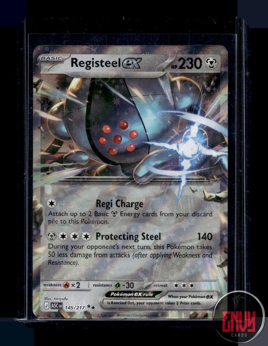 Registeel ex Near Mint 145/217 Double Rare Ascended Heroes Pokemon