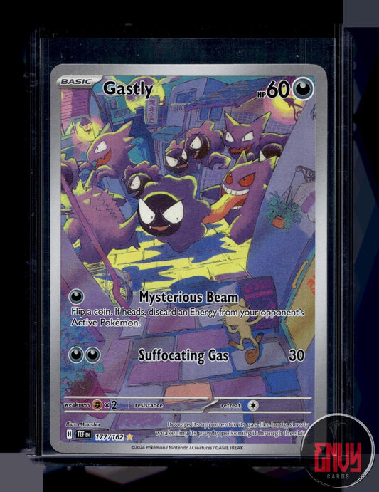 Gastly Near Mint 177/162 Illustration Rare Temporal Forces Pokemon Holo