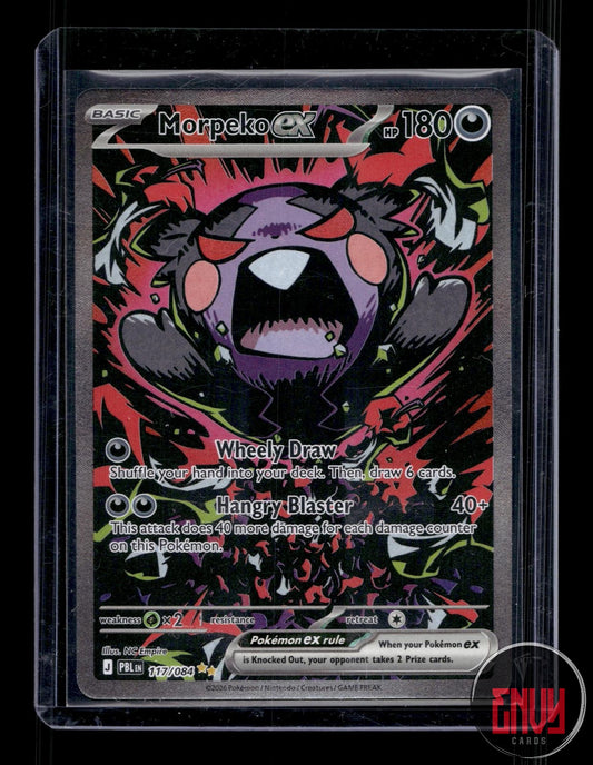 Morpeko ex NM 117/084 SIR Pitch Black Pokemon Holo