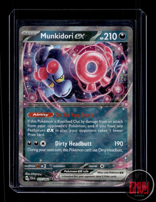 Munkidori ex Near Mint 037/064 Double Rare Shrouded Fable Pokemon