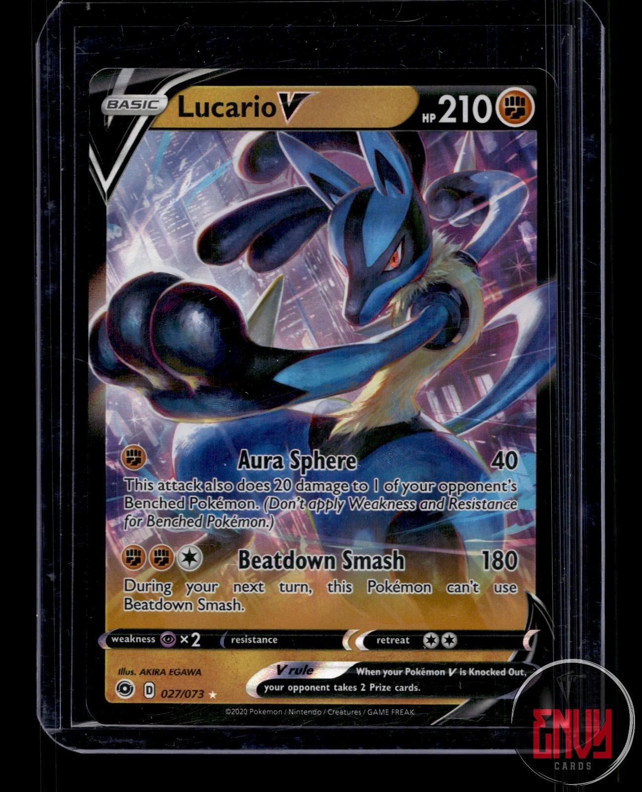 Lucario V (Non-Holo) Near Mint 27/73 Promo Deck Exclusives Pokemon