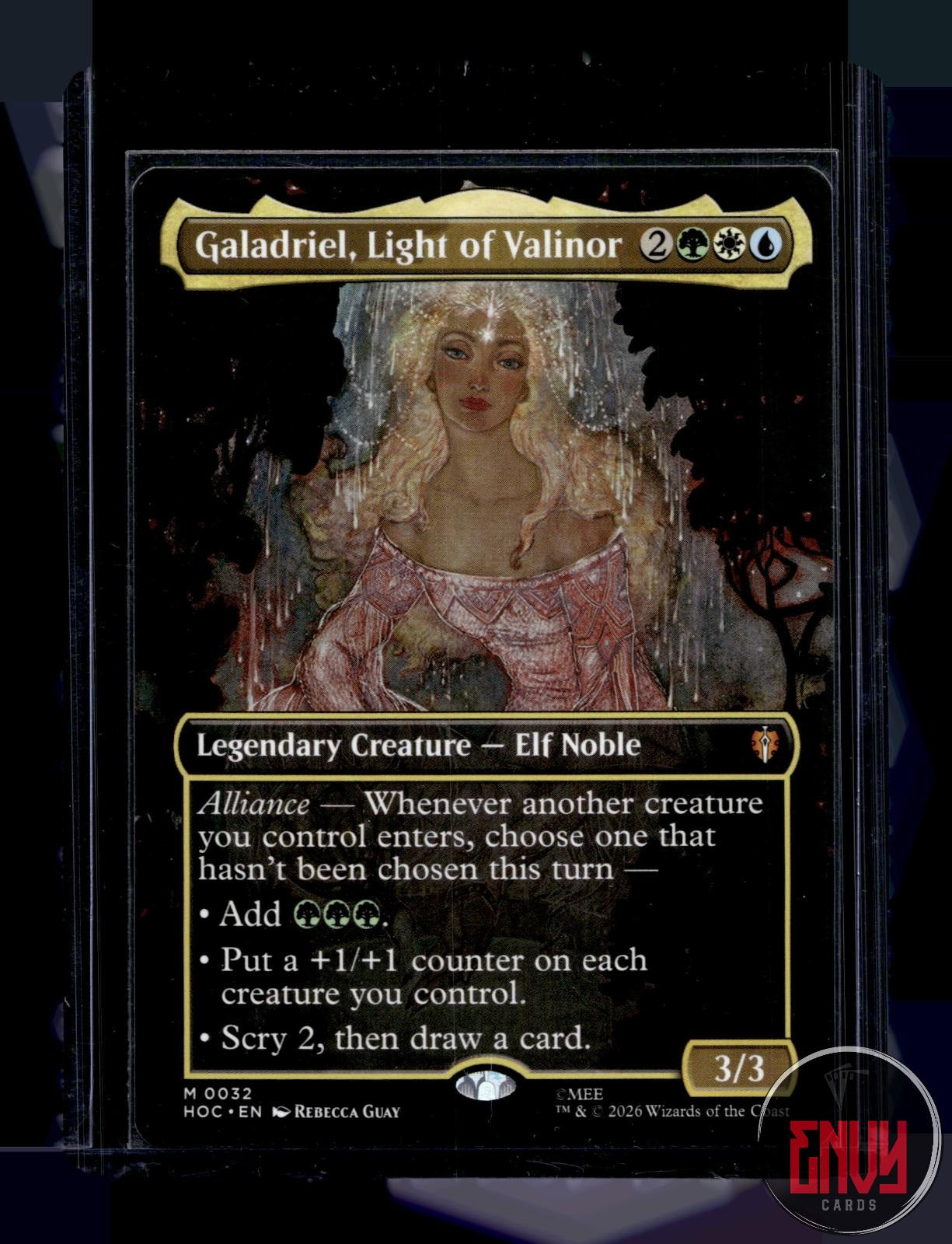 Galadriel, Light of Valinor (Borderless) NM 32 The Hobbit: Eternal-Legal 
