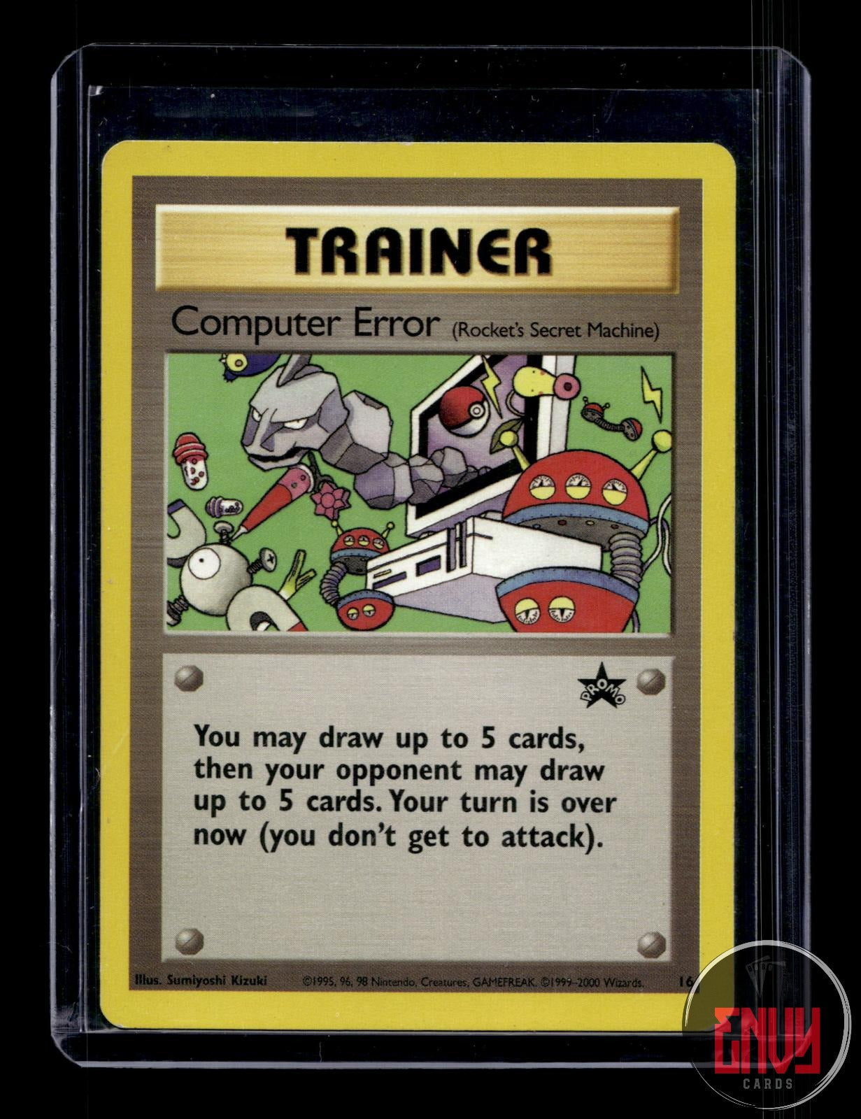 Computer Error Moderately Played 16 Promo Wizards Black Star Promos Pokemon
