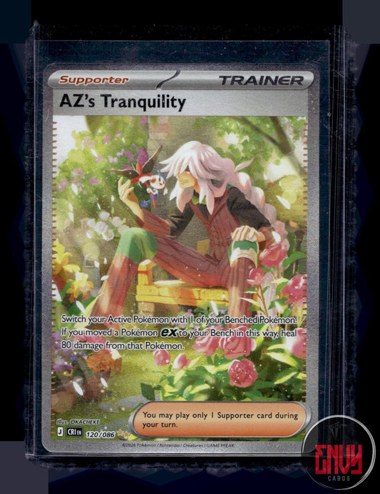 AZ's Tranquility NM 120/086 Special Illustration Rare Chaos Rising Pokemon Holo