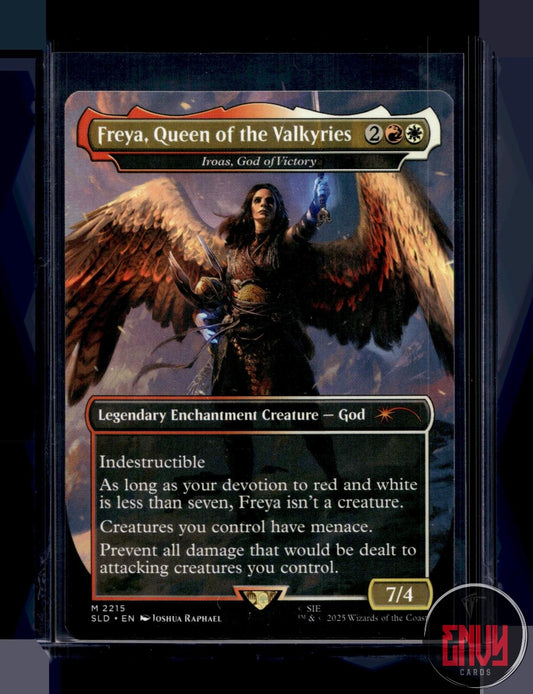 Freya, Queen of the Valkyries - Iroas, God of Victory NM 2215 SLD Series 