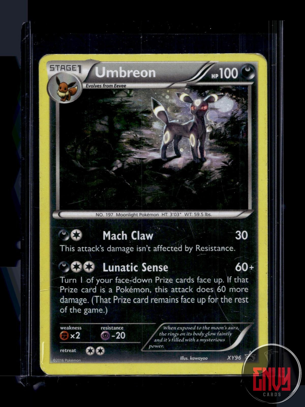 Umbreon Moderately Played XY96 Promo XY Promo Pokemon Holo