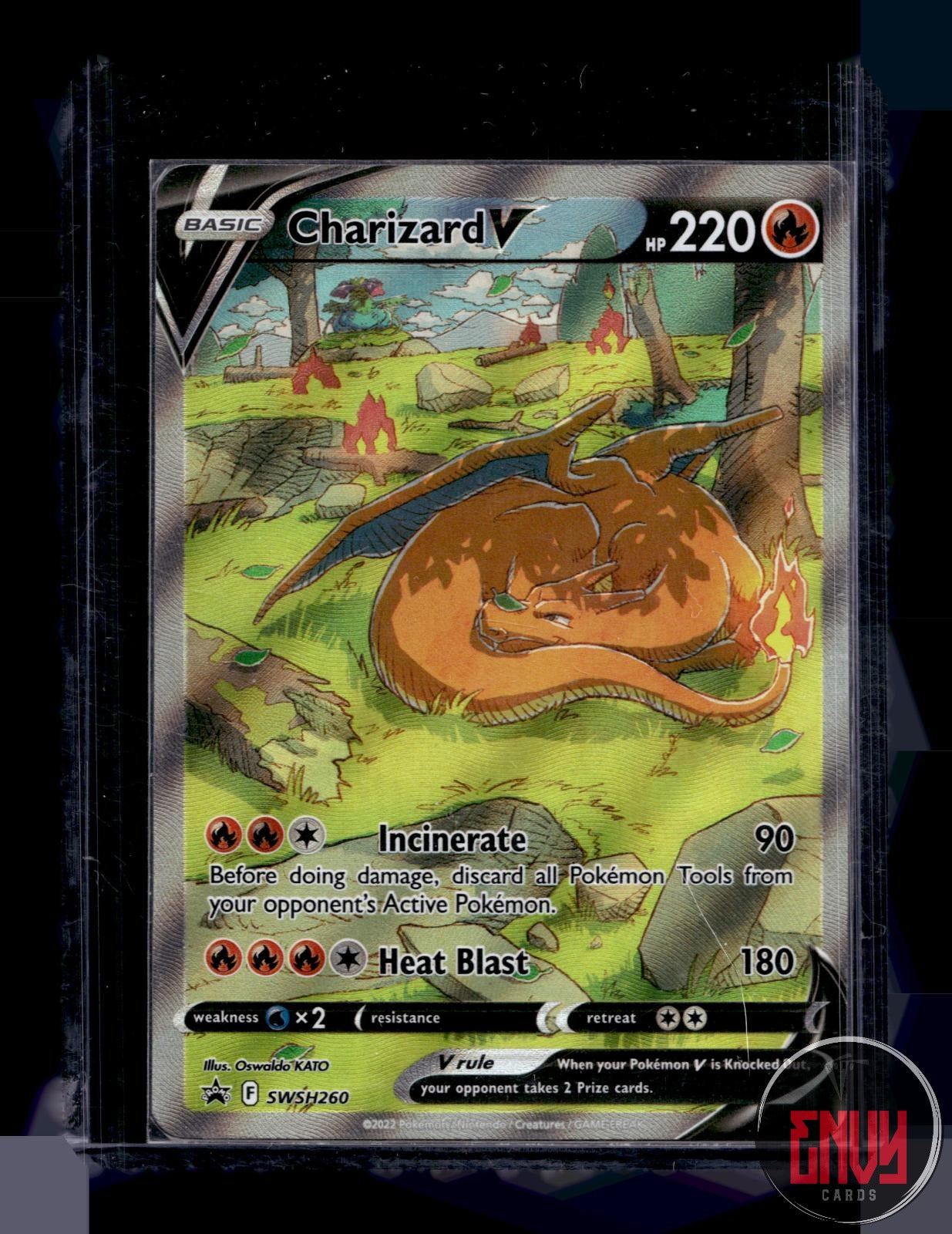 Charizard V Near Mint SWSH260 Promo Sword & Shield Promo Pokemon Holo