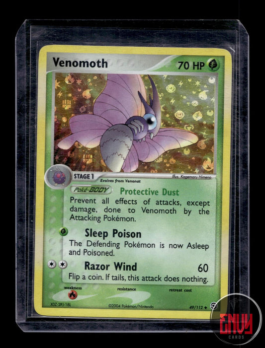 Venomoth Moderately Played 49/112 Uncommon FireRed & LeafGreen Pokemon