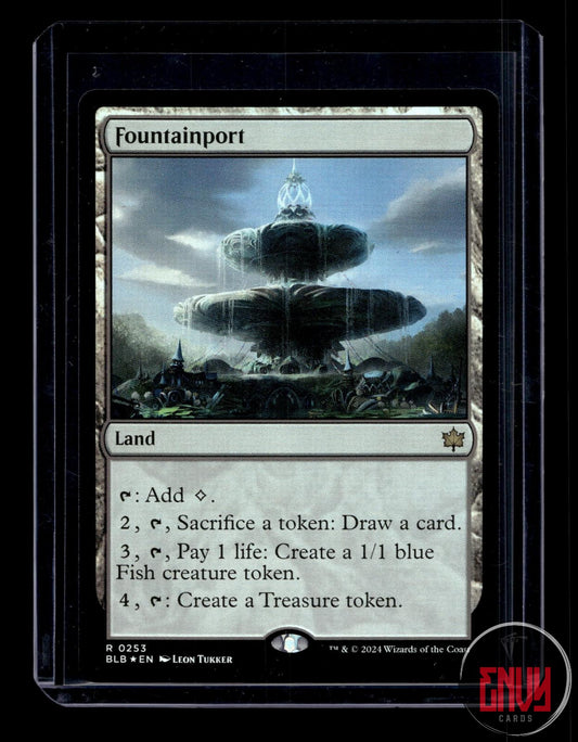 Fountainport Lightly Played 253 Rare Bloomburrow Foil