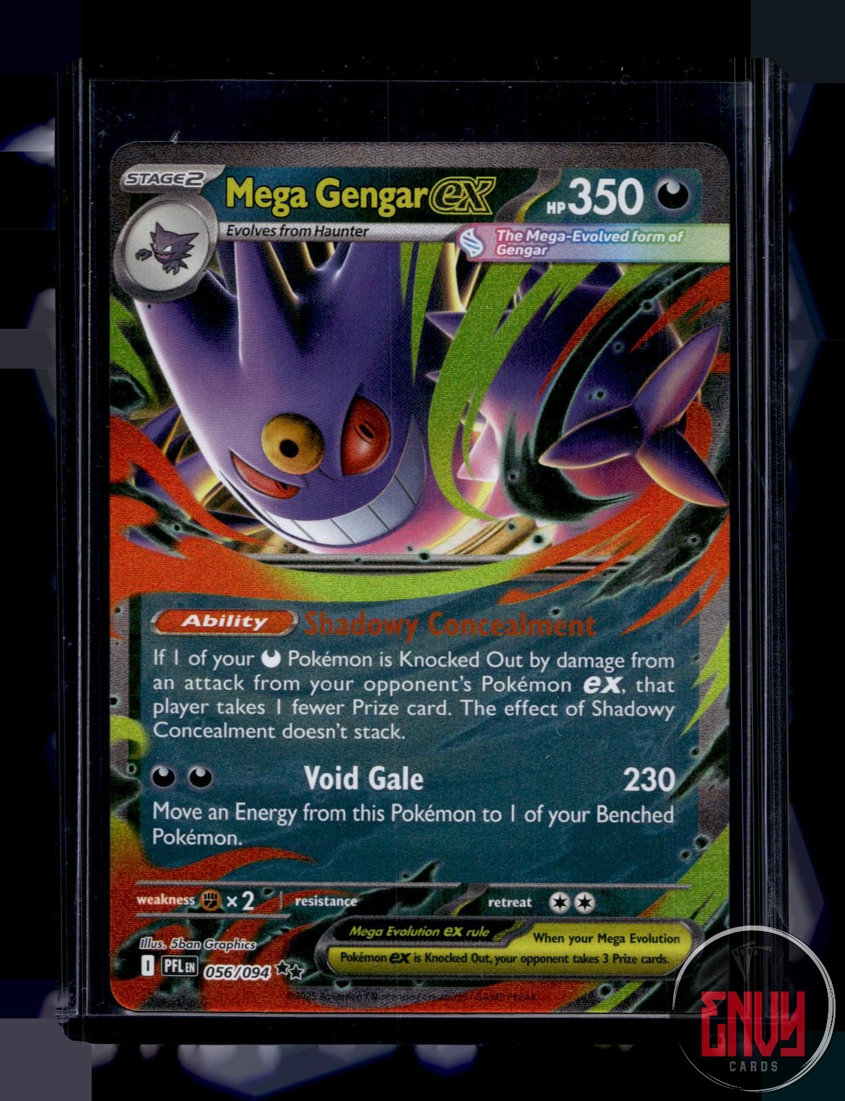 Mega Gengar ex NM 056/094 Double Rare Prize Pack Series Cards Pokemon Holo