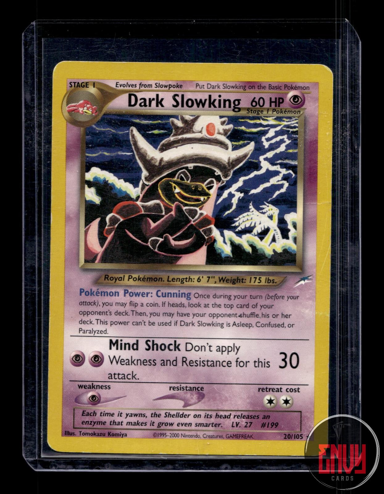 Dark Slowking Heavily Played 20/105 Rare Neo Destiny Pokemon