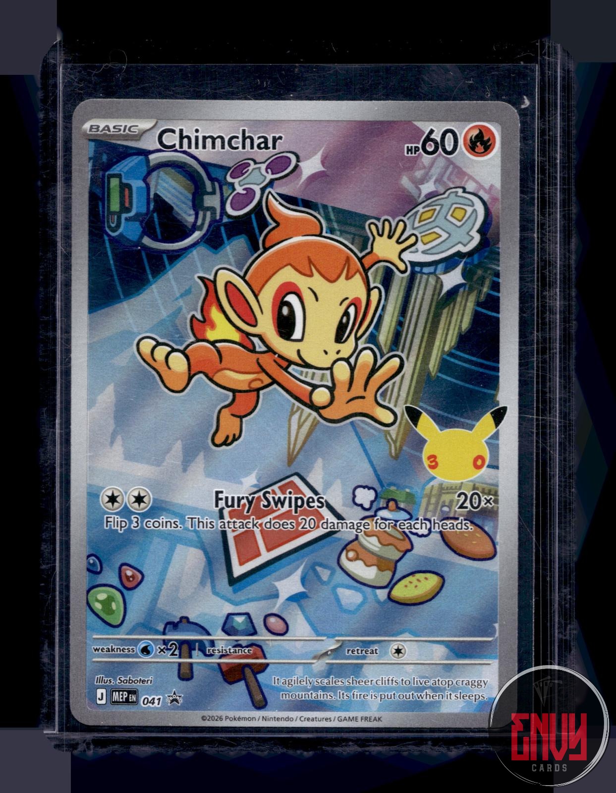 Chimchar Near Mint 041 Promo ME: Mega Evolution Promo Pokemon