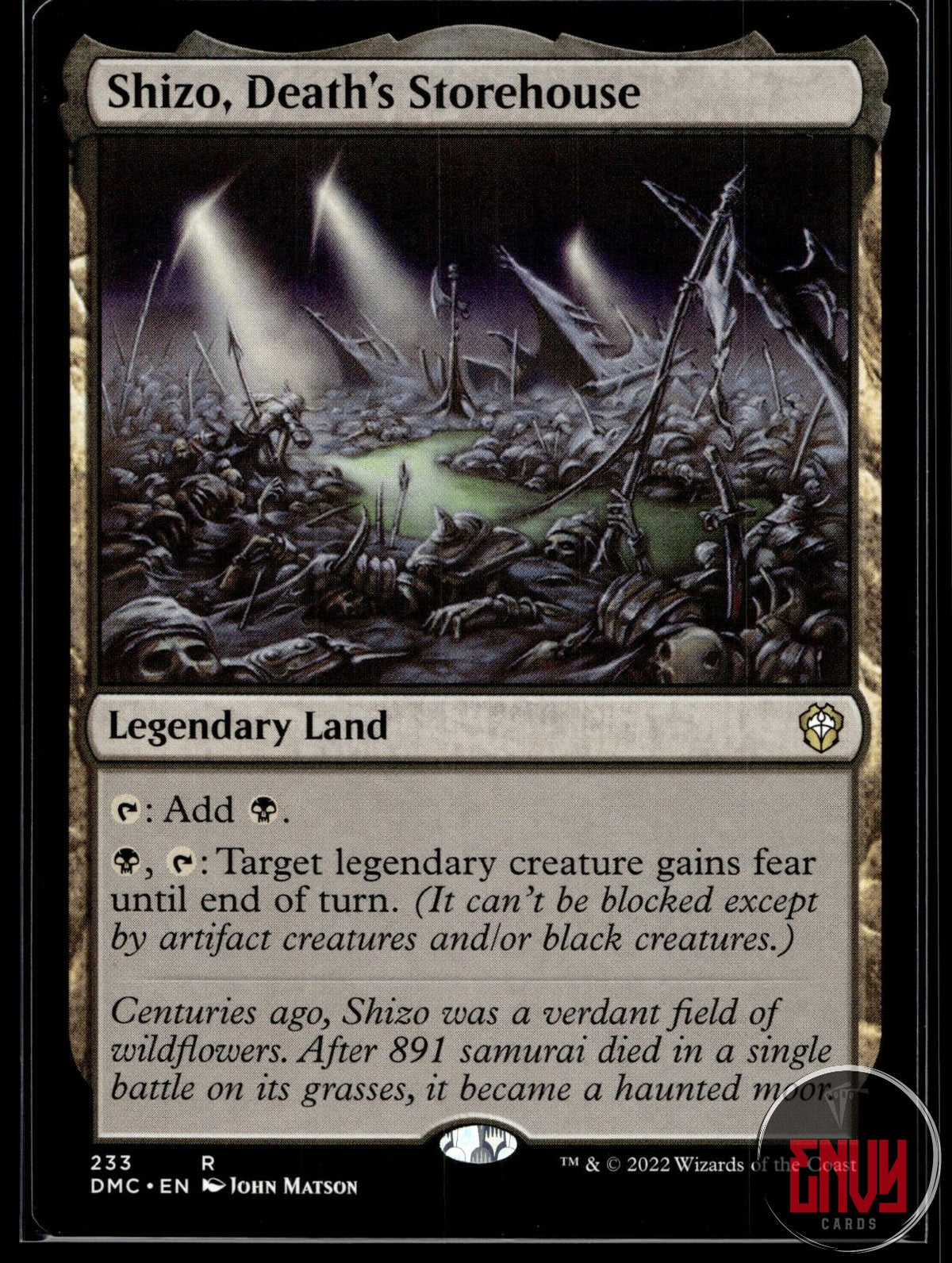 Shizo, Death's Storehouse Near Mint 233 Rare Commander: Dominaria United