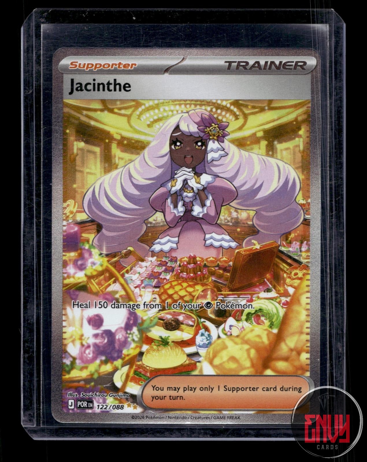Jacinthe Near Mint 122/088 Special Illustration Rare Perfect Order Pokemon Holo