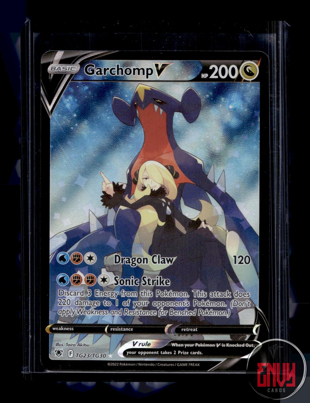 Garchomp V NM TG23/TG30 V Rare Astral Radiance Trainer Gallery Pokemon Holo