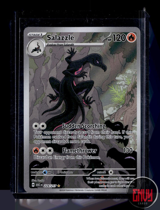 Salazzle Near Mint 224/217 Illustration Rare Ascended Heroes Pokemon