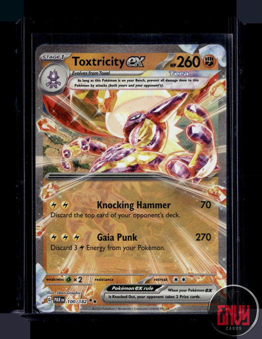 Toxtricity ex Near Mint 100/182 Double Rare Paradox Rift Pokemon