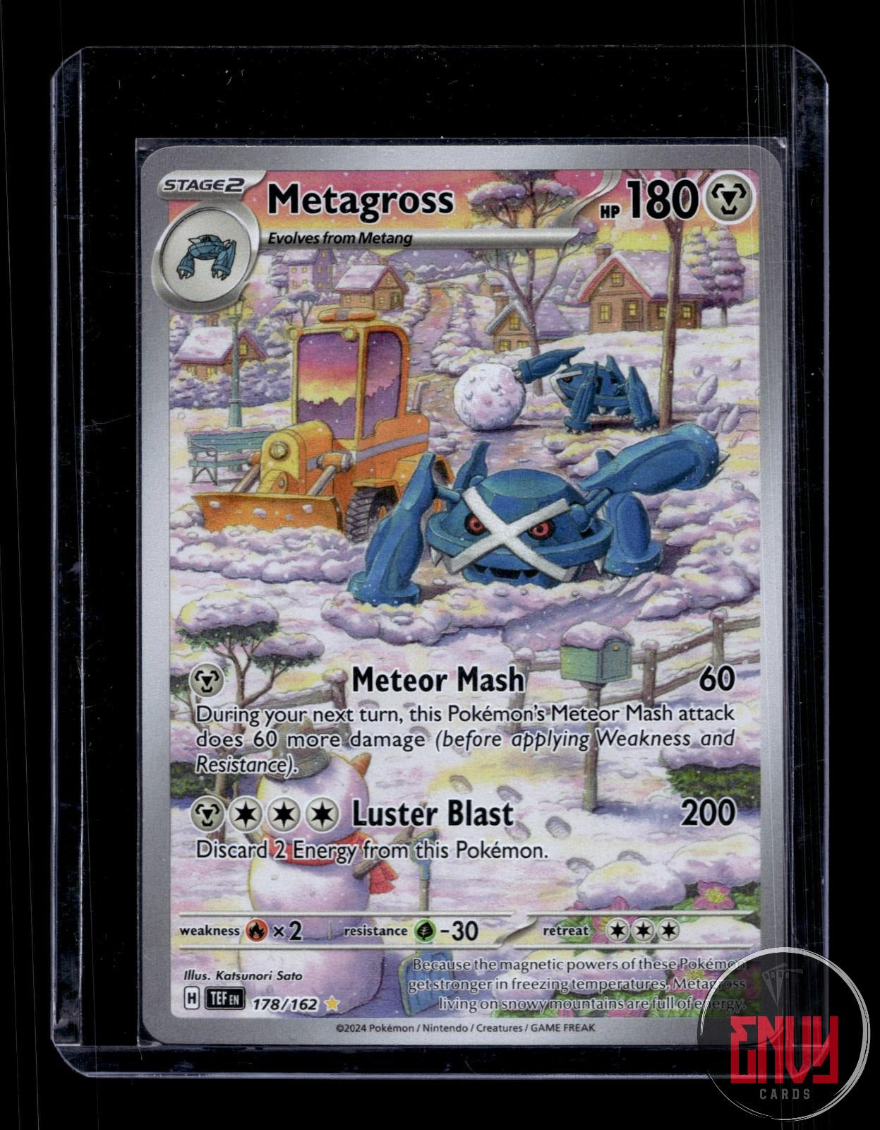 Metagross Lightly Played 178/162 Illustration Rare Temporal Forces Pokemon Holo
